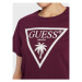 Guess Tričko Logo E02I01 JA914 Fialová Boxy Fit