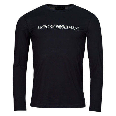 Emporio Armani  8N1TN8  Tričká s dlhým rukávom Modrá