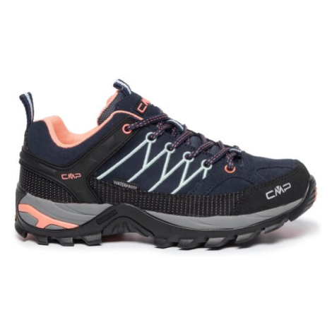 CMP Trekingová obuv Rigel Low Wmn Trekking Shoes Wp 3Q13246 Tmavomodrá