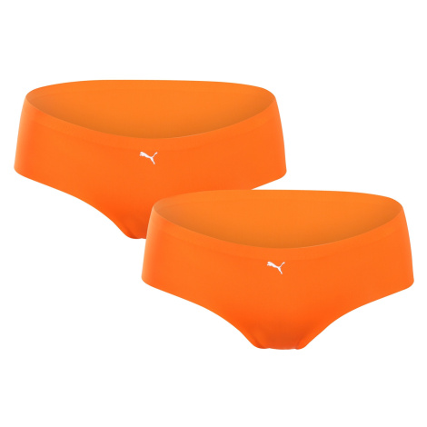 2PACK dámske nohavičky Puma bezšvové oranžové (100001011 020)