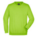 James&amp;Nicholson Pánsky sveter cez hlavu JN040 Lime Green