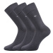 LONKA Diagon ponožky tmavosivé 3 páry 115506