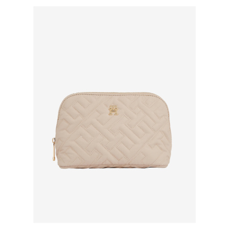 Beige Women's Patterned Cosmetic Bag Tommy Hilfiger - Women