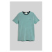 TRIČKO GANT 4-COL OXFORD SLIM SS T-SHIRT OCEAN TURQUOSIE