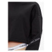 Calvin Klein Jeans Mikina Logo Tape J20J220693 Čierna Relaxed Fit