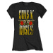 Guns N’ Roses tričko Big Guns Čierna