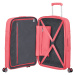 American Tourister Skořepinový cestovní kufr StarVibe M EXP 70/77 l - tyrkysová