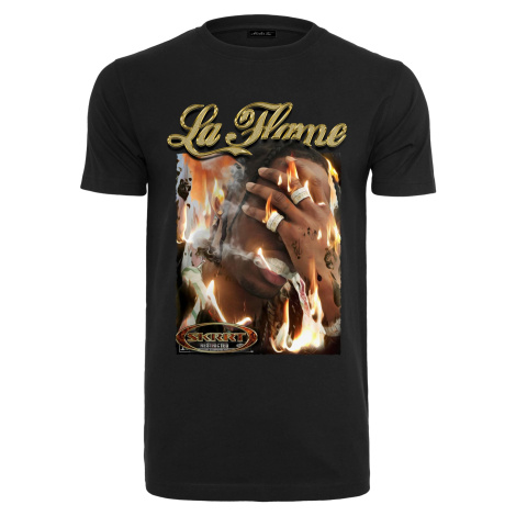 Black La Flame T-shirt mister tee