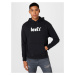 LEVI'S ® Mikina 'Relaxed Graphic Hoodie'  čierna / biela