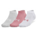 Under Armour ESSENTIAL LOW CUT 3PK Dámske ponožky, ružová, veľkosť