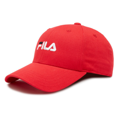 Fila Šiltovka Brasov 6 Panel Cap With Linear Logo - Strap Back FCU0019 Červená