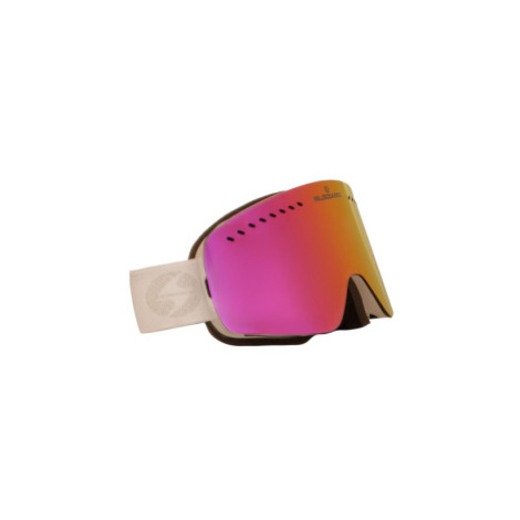 Lyžiarske okuliare BLIZZARD 983 MDAVZO, white shiny, smoke lens S21 + full revo pink