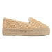 Manebi Espadrilky Double Sole Espadrilles V 2.7 D0 Béžová