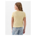 Žlté dievčenské tričko GAP