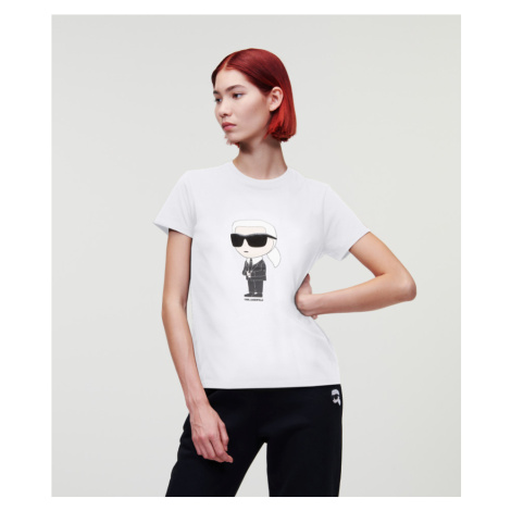 Tričko Karl Lagerfeld Ikonik 2.0 Karl T-Shirt Biela