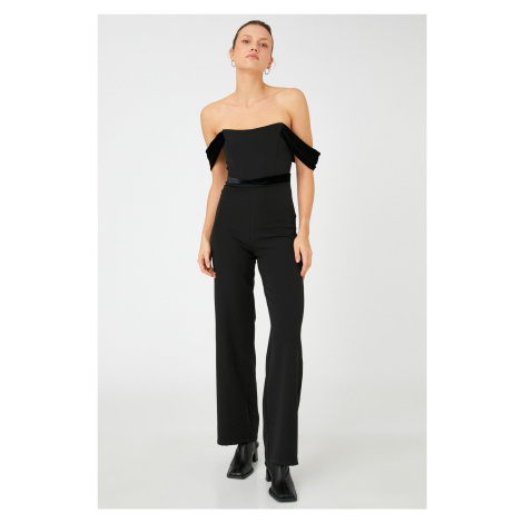 Koton Women's Black Overalls