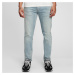 Kalhoty GAP Denim Pants Slim Light Wash