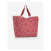 Červená dámska vzorovaná veľká shopper taška Reisenthel Shopper XL