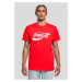 Men's T-shirt with Coca Cola logo red