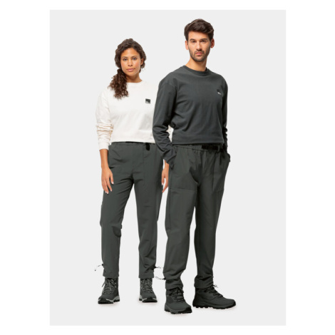 Jack Wolfskin Outdoorové nohavice Kiebitzweg Pants 1508471 Čierna Regular Fit