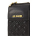 LOVE MOSCHINO Black crossbody peňaženka