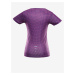 Tričká s krátkym rukávom pre ženy Alpine Pro - fialová