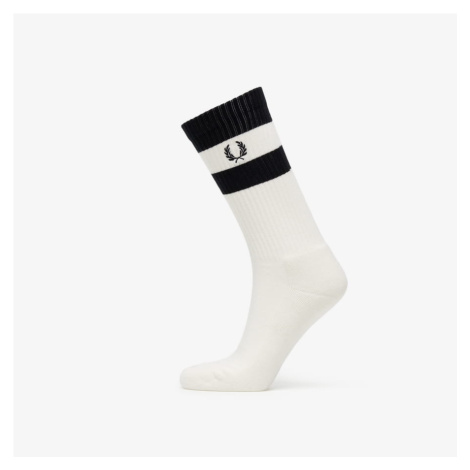 FRED PERRY Bold Twin Tipped Socks bílé / černé