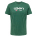 Tommy Jeans Tričko 'ESSENTIAL'  tmavomodrá / smaragdová / červená / biela