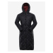 Čierny dámsky zimný prešívaný kabát NAX ZARGA
