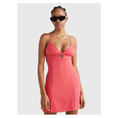 Coral Women's Dress Tommy Jeans - Women Tommy Hilfiger