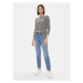 Vero Moda Džínsy 10297462 Modrá Straight Fit