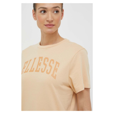 Bavlnené tričko Ellesse SGR17859-LIGHTGREY, oranžová farba