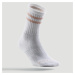 Tenisové ponožky RS 500 vysoké ľanové biele (3 páry)