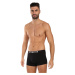 3PACK pánske boxerky Atlantic čierne (3MH-011black)