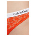 Brazílske nohavičky Calvin Klein Underwear oranžová farba