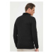 Vlnený sveter Calvin Klein pánsky, čierna farba, tenký, s rolákom
