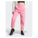 Adidas Teplákové nohavice ALL SZN Fleece Washed IK4257 Ružová Loose Fit