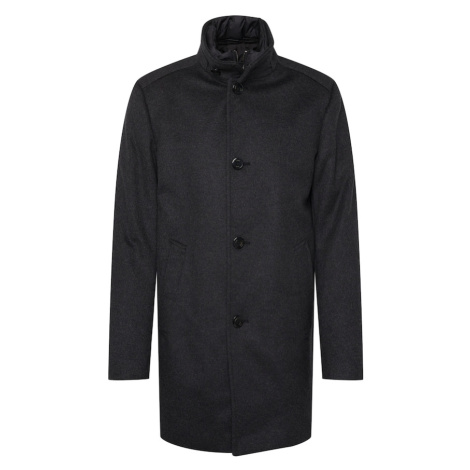 JOOP! Prechodný kabát  čierna melírovaná