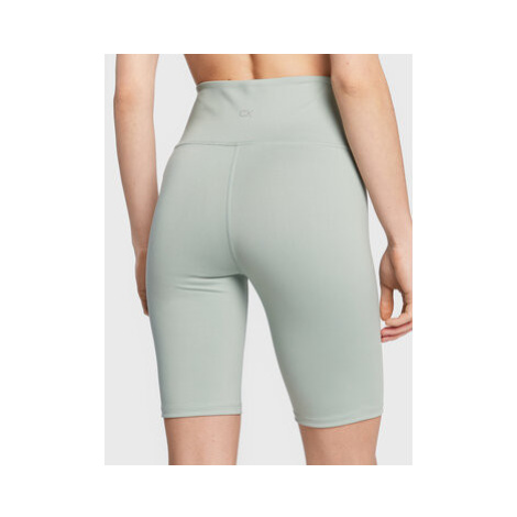 Calvin Klein Performance Cyklistické šortky 00GWS2S813 Zelená Slim Fit