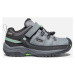 Keen Targhee Low Wp C Detská outdoorová obuv 10008036KEN steel grey/irish green