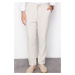 Trendyol Stone Slim Elastic Waist Trousers