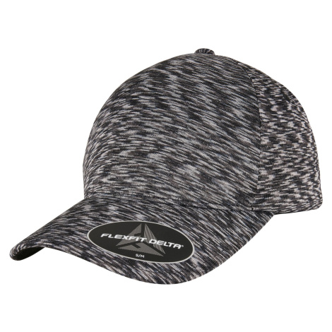 FLEXFIT DELTA UNIPANEL CAP melange black