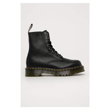 Kožené workery Dr. Martens 1460 Pascal Bex Pisa dámske, čierna farba, na plochom podpätku, 26206 Dr Martens