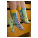 Modro-zelené ponožky Spox Sox Lemonade