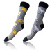 Ponožky Bellinda Crazy Socks BE491004-306 3-pack Farba: Sivá