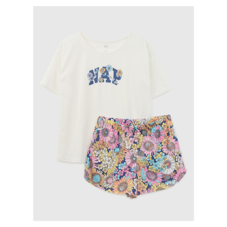 GAP Kids' Logo Pajamas - Girls