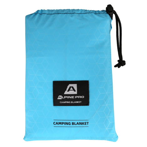 Packable blanket mat with pegs 210x145 cm ALPINE PRO DEREWE atoll
