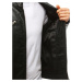 Pohodlná pánska čierna kožená bunda vtx2628