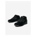 Čierne pánske kožené členkové topánky Timberland Euro Rock Heritage L/F Basic