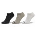 Adidas Ponožky Krátke Unisex Thin Linear Low-Cut Socks 3 Pairs IC1300 Sivá